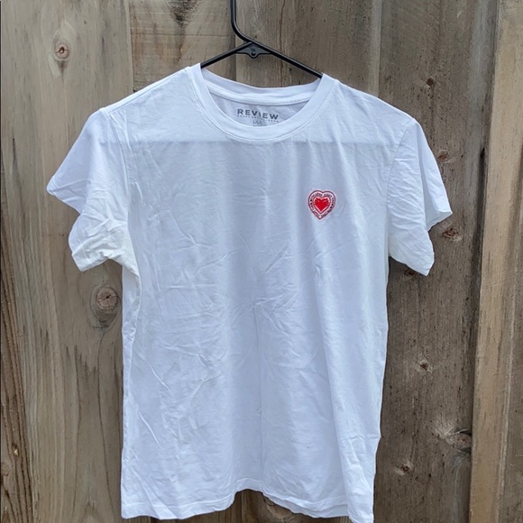 White heart tshirt - Picture 1 of 3